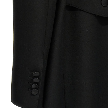 Dolce & Gabbana Black Virgin Wool Coat