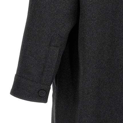 Fendi Gray Cashmere Coat