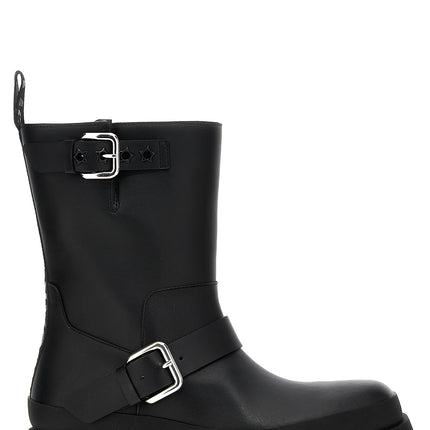 Stella McCartney Black Polyester Ankle Boots