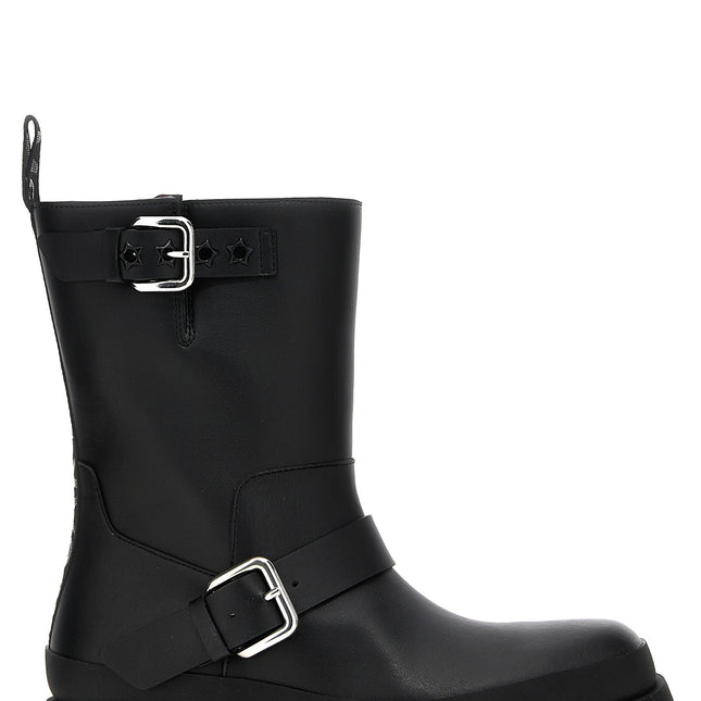 Stella McCartney Black Polyester Ankle Boots