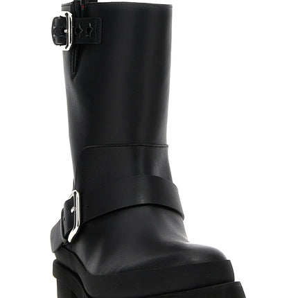 Stella McCartney Black Polyester Ankle Boots