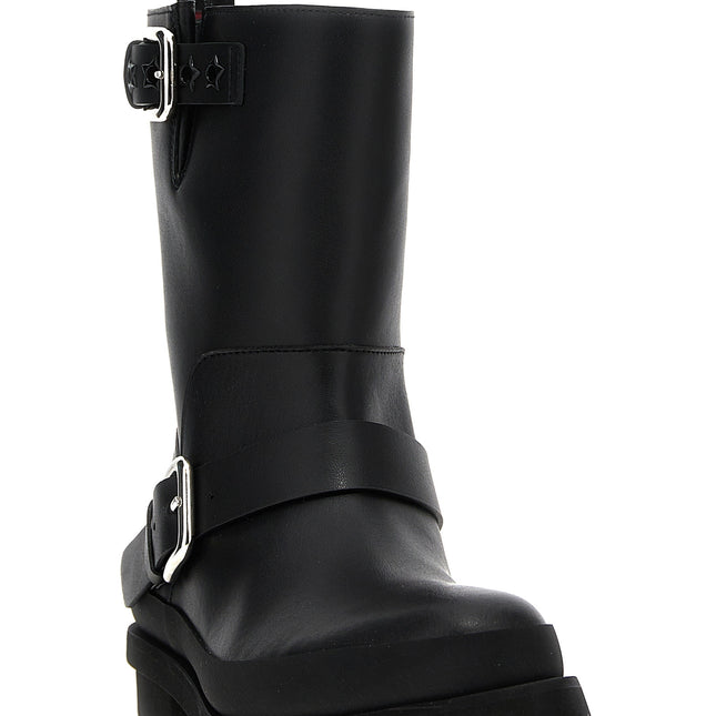 Stella McCartney Black Polyester Ankle Boots