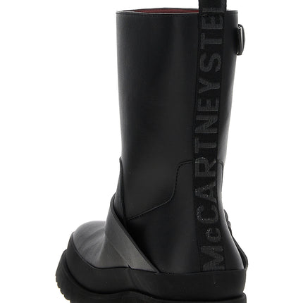 Stella McCartney Black Polyester Ankle Boots