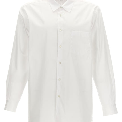 Comme Des Garçons White Cotton Blouse