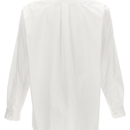 Comme Des Garçons White Cotton Blouse