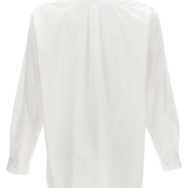 Comme Des Garçons White Cotton Blouse