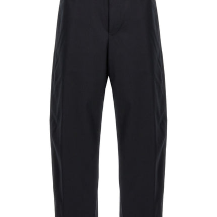 Jil Sander Blue Cotton Casual Pants