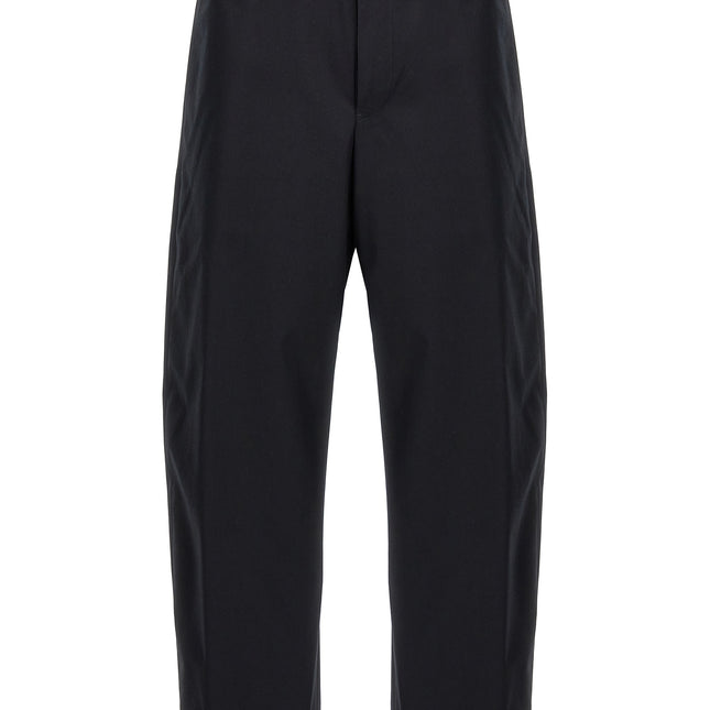 Jil Sander Blue Cotton Casual Pants