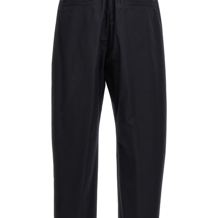 Jil Sander Blue Cotton Casual Pants