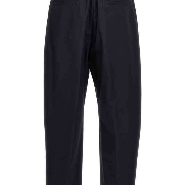 Jil Sander Blue Cotton Casual Pants