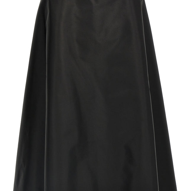 Marni Black Polyamide Midi Skirt