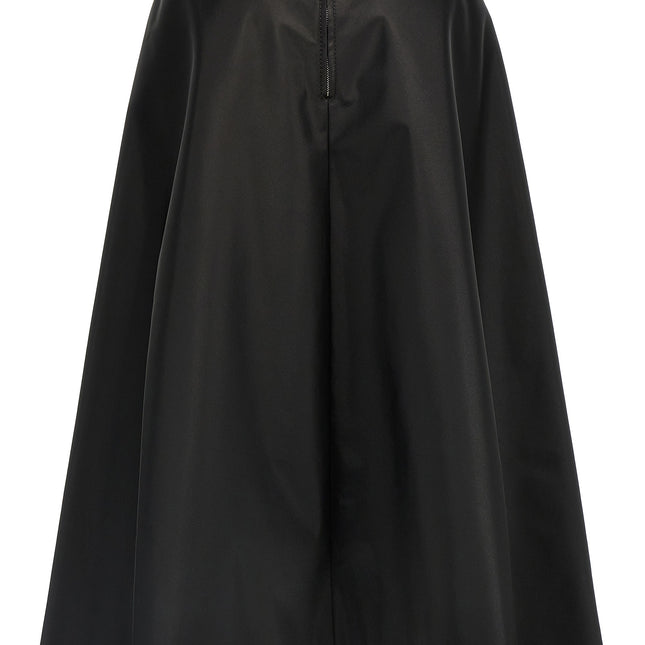 Marni Black Polyamide Midi Skirt