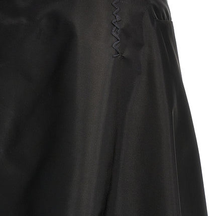 Marni Black Polyamide Midi Skirt