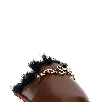 Stella McCartney Brown Polyethylene Mules
