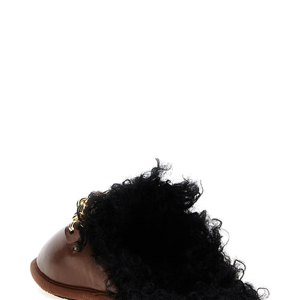 Stella McCartney Brown Polyethylene Mules