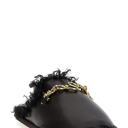 Stella McCartney Brown Polyethylene Mules
