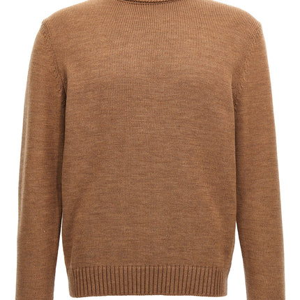 ZANONE Brown Virgin Wool Cardigan