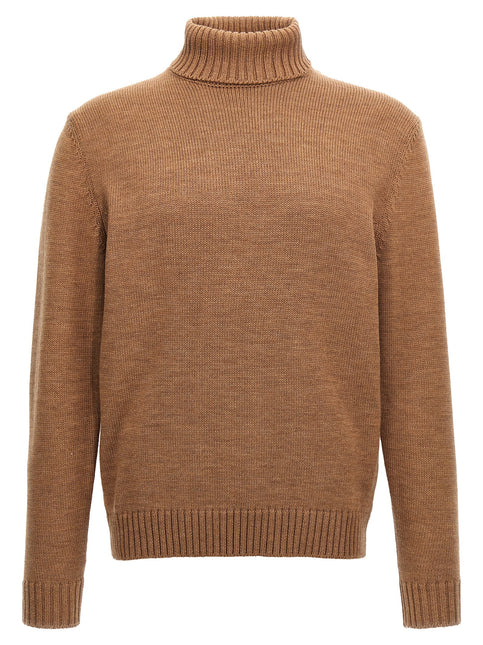 ZANONE Brown Virgin Wool Cardigan