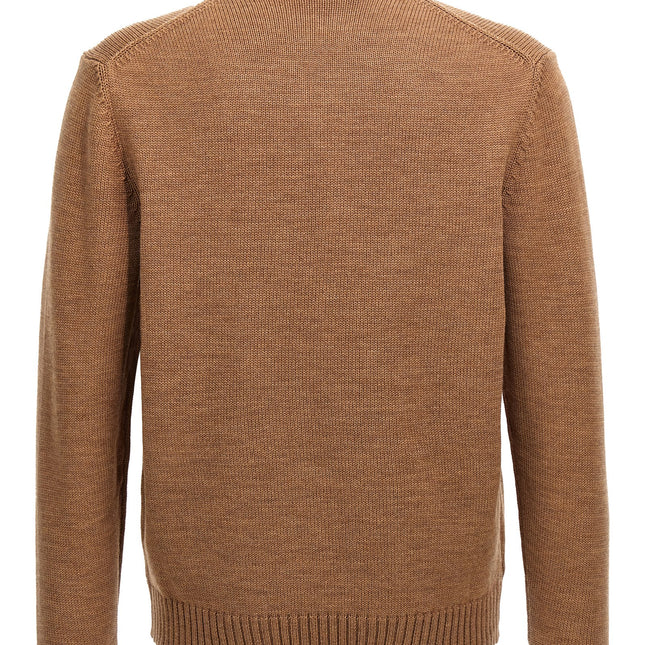 ZANONE Brown Virgin Wool Cardigan
