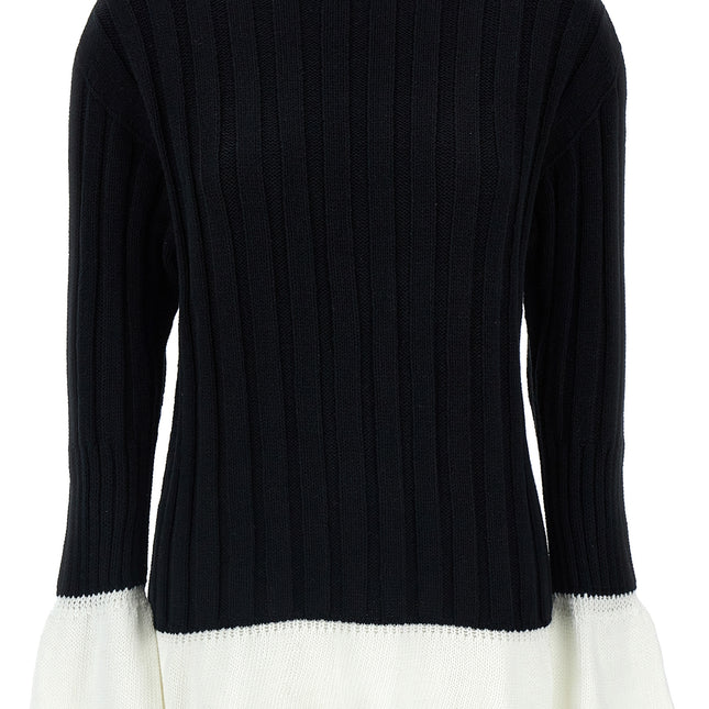 Issey Miyake Bicolor Cotton Cardigan