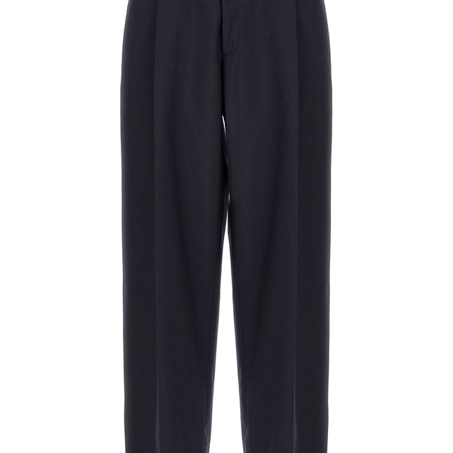 CELLAR DOOR Blue Polyester Dress Pants