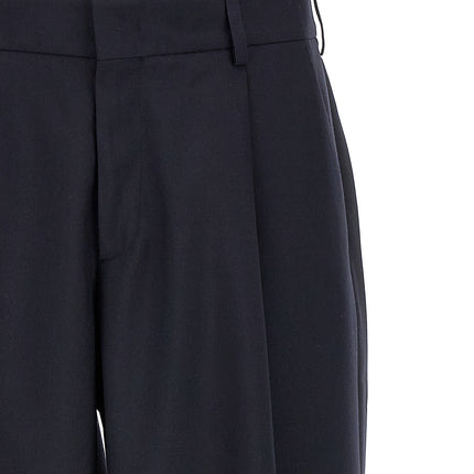 CELLAR DOOR Blue Polyester Dress Pants