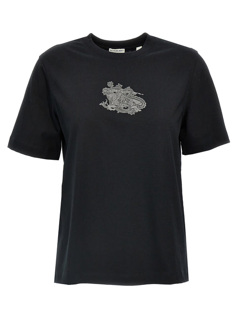Burberry Black Cotton T-Shirt