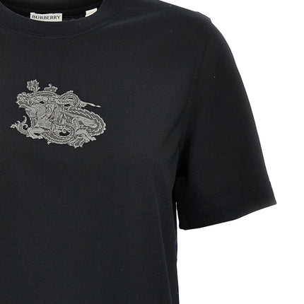 Burberry Black Cotton T-Shirt