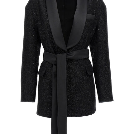 Max Mara Black Viscose Blazer