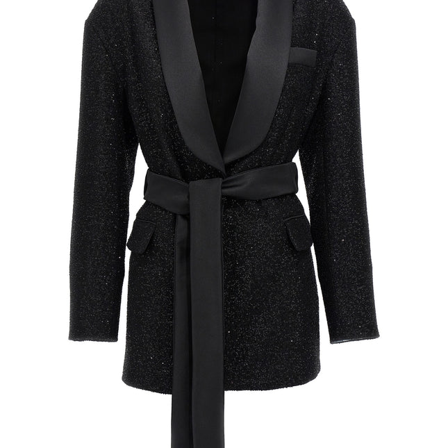 Max Mara Black Viscose Blazer