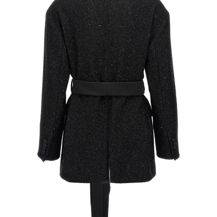 Max Mara Black Viscose Blazer