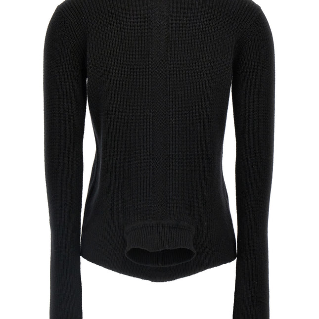 Rick Owens Black Cashmere Cardigan