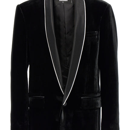Dsquared² Black Viscose Blazer