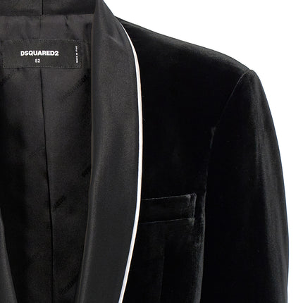 Dsquared² Black Viscose Blazer