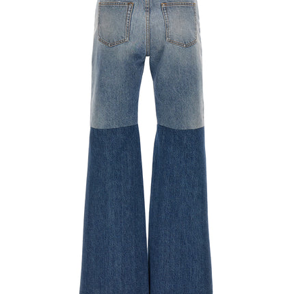 Chloé Blue Cotton Flared Jeans