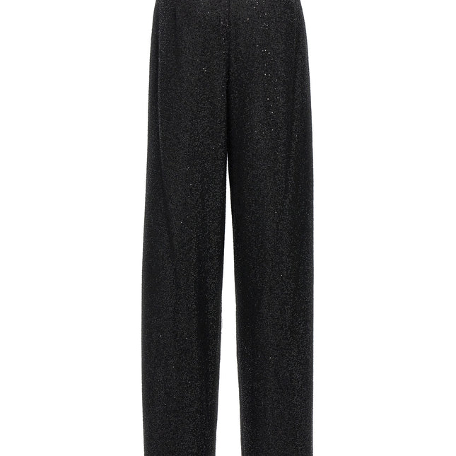 Max Mara Black Viscose Dress Pants