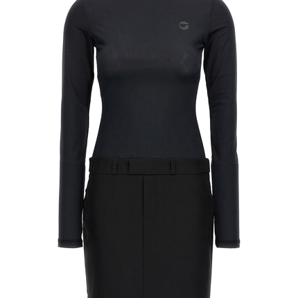 Coperni Black Polyester Short Dress