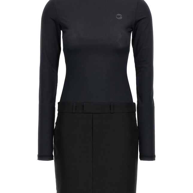 Coperni Black Polyester Short Dress