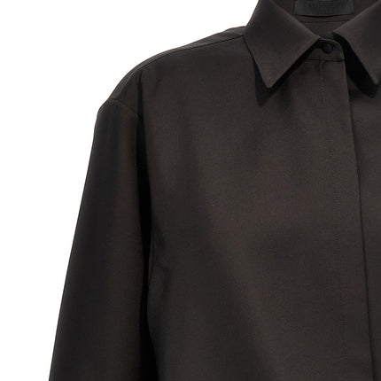 Valentino Garavani Black Wool Blouse