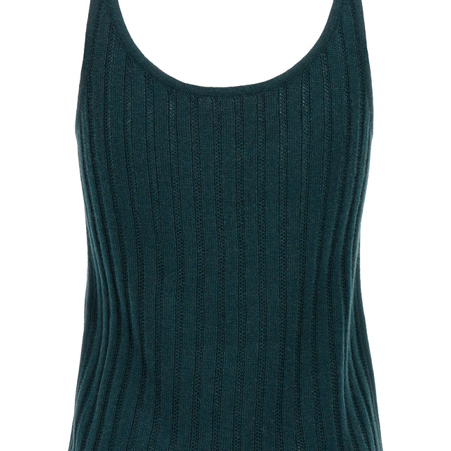 Eres Bicolor Wool Sleeveles T-Shirt