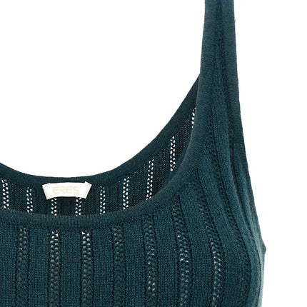 Eres Bicolor Wool Sleeveles T-Shirt
