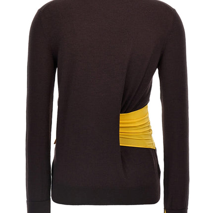 Fendi Purple Virgin Wool Cardigan