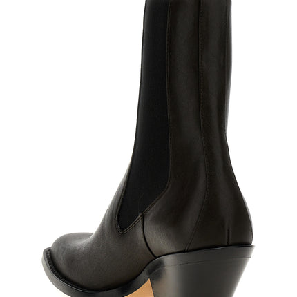 Khaite Brown Calfskin Chelsea Boots
