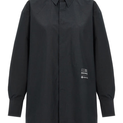MM6 Maison Margiela Black Polyester Blouse