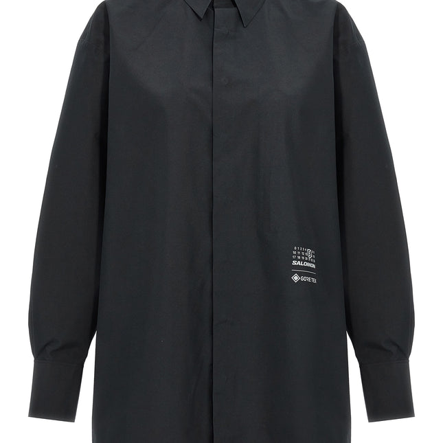 MM6 Maison Margiela Black Polyester Blouse