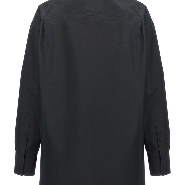 MM6 Maison Margiela Black Polyester Blouse
