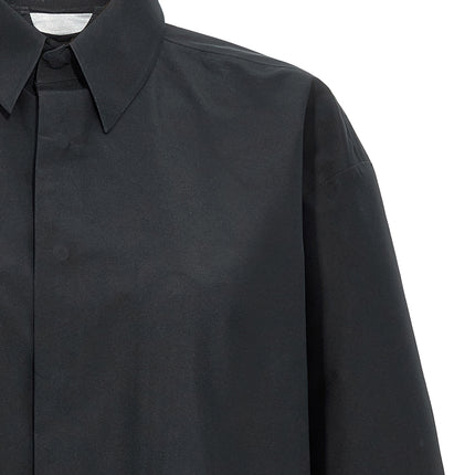 MM6 Maison Margiela Black Polyester Blouse