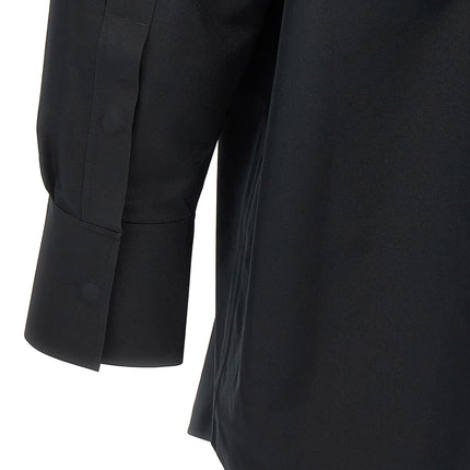 MM6 Maison Margiela Black Polyester Blouse