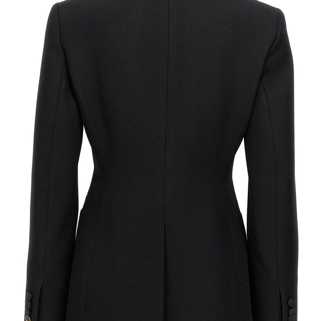 Max Mara Black Virgin Wool Blazer