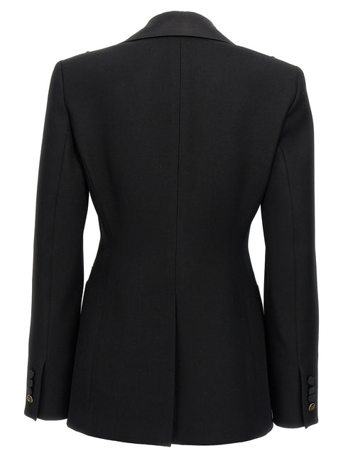 Max Mara Black Virgin Wool Blazer